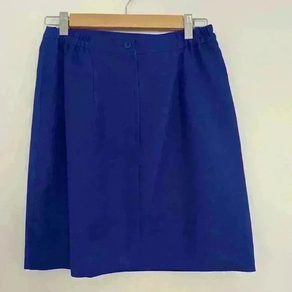 Chad Stevens Blazer Jacket and Skirt 2 Piece| Royal Blue | Size 8 - Picture 4 of 7